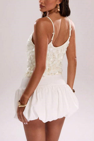 Sequin Embellished Camisole Top