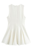 Bow-Tie A-Line Casual Dress
