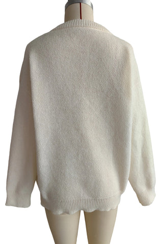 Playful Cherry-Embellished Sweater