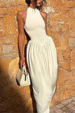 Elegant Ruched Evening Gown