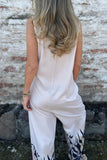 Wrap-Front Wide-Leg Jumpsuit