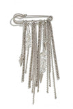 Pearl Chain Anklet with Cross Charm