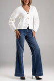Stylish Button-Detail Cardigan