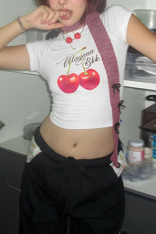 Cropped Graphic Tee