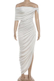 Elegant Off-Shoulder Evening Gown