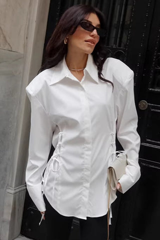 Elegant Long-Sleeve Blouse
