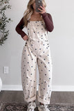 Polka Dot Wide-Leg Jumpsuit