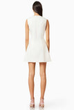 Floral Appliqué Vacation Dress