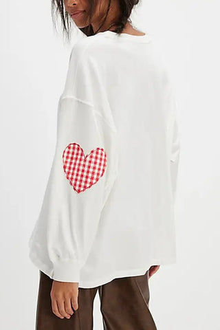 Elbow Patch Oversized Sweatshirt