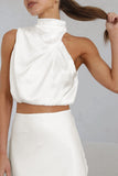Elegant Sleeveless Casual Set