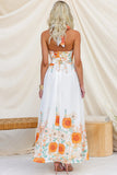 Floral Halter Maxi Dress