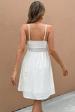Lace-Trimmed Sundress with Spaghetti Straps