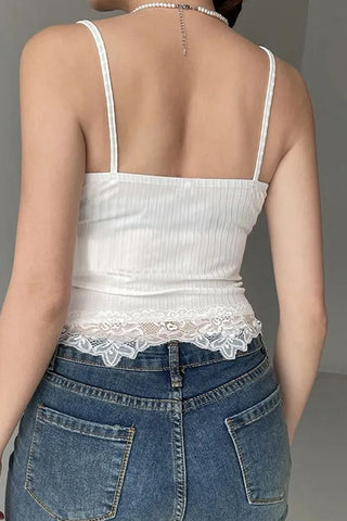 Lace Trim V-Neck Camisole