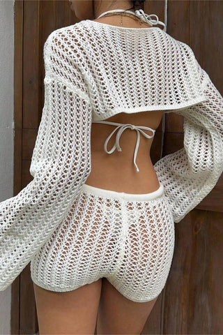 Chic Crochet Short Set