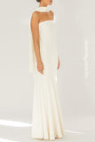 Elegant Strapless Evening Dress