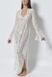 Elegant Lace Long Dress