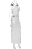 Sleek Cutout Evening Dress