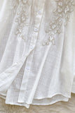 Button-Front Floral Blouse