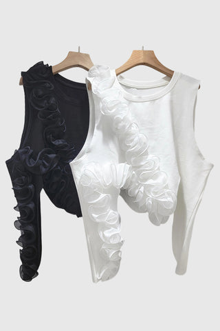 Ruffle Accent Tank Top