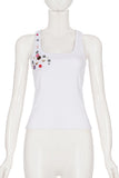 Embellished Square-Neck Tank Top