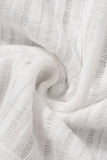 Off-Shoulder Asymmetrical Ribbed T-Shirt