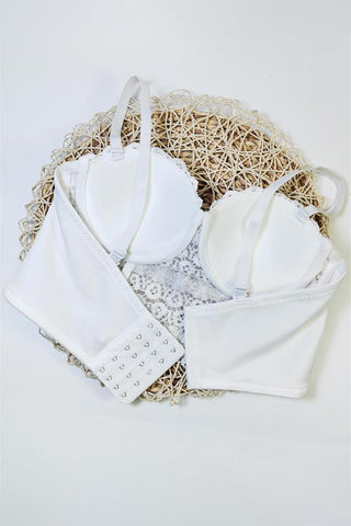 Embellished Bustier Tank Top
