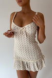 Tie-Front Lace Sundress