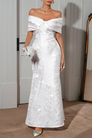 Elegant Off-Shoulder Maxi Dress