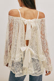 Off-Shoulder Lace Blouse
