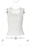 Layered Double Strap Tank Top