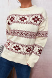 Snowflake Pattern Sweater