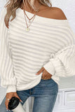 Off-Shoulder Knit Sweater