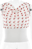 Polka Dot Cropped T-Shirt