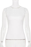 Lace-Detail Sleeveless Top