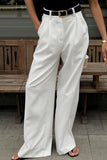 Wide-Leg Casual Pants