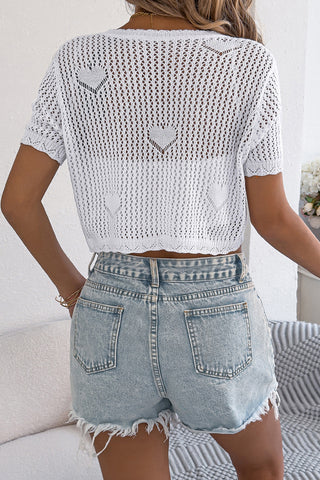 Tie-Front Knit Shrug