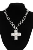 Bold Chain Necklace with Statement Pendant