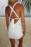 Tropical Crochet Cover-Up Dress