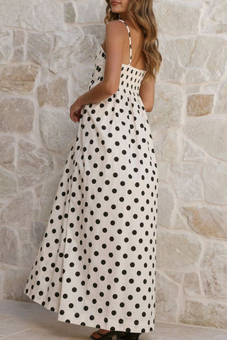 Polka Dot Maxi Dress