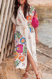 Floral Embroidered Maxi Dress