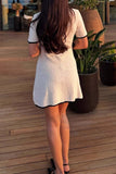 Chic Buttoned Casual Dress