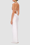Halter Swimsuit and Sarong Set