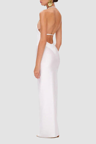 Halter Swimsuit and Sarong Set