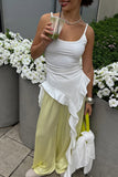 Elegant Asymmetric Hem Camisole