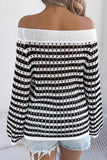 Off-Shoulder Knit Sweater