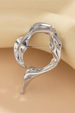Abstract Asymmetric Blazer Brooch