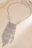 Elegant Fringe Chain Necklace