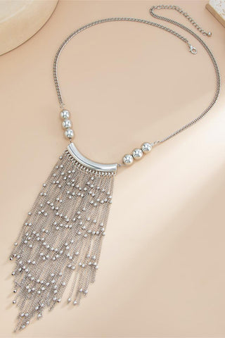 Elegant Fringe Chain Necklace