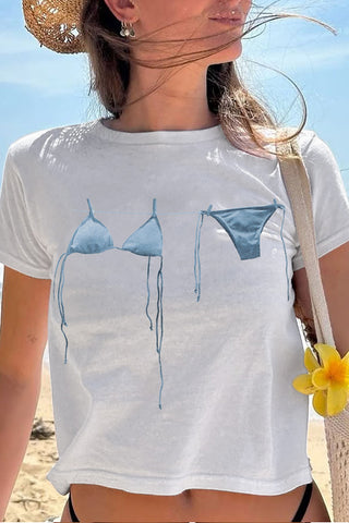 Graphic Bikini Design T-Shirt