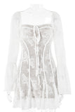 Lace Detail Casual Dress
